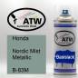 Preview: Honda, Nordic Mist Metallic, B-83M: 400ml Sprühdose, von ATW Autoteile West.